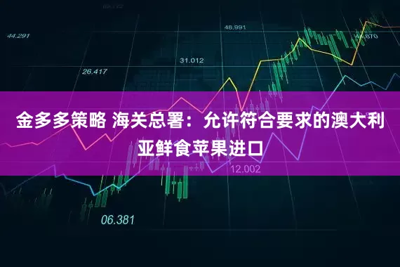 金多多策略 海关总署：允许符合要求的澳大利亚鲜食苹果进口