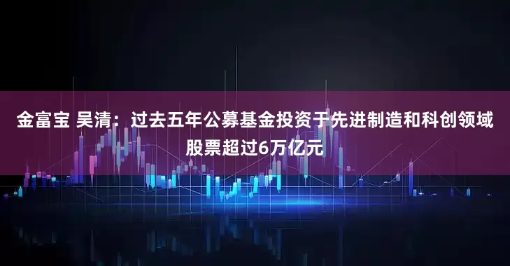 金富宝 吴清：过去五年公募基金投资于先进制造和科创领域股票超过6万亿元